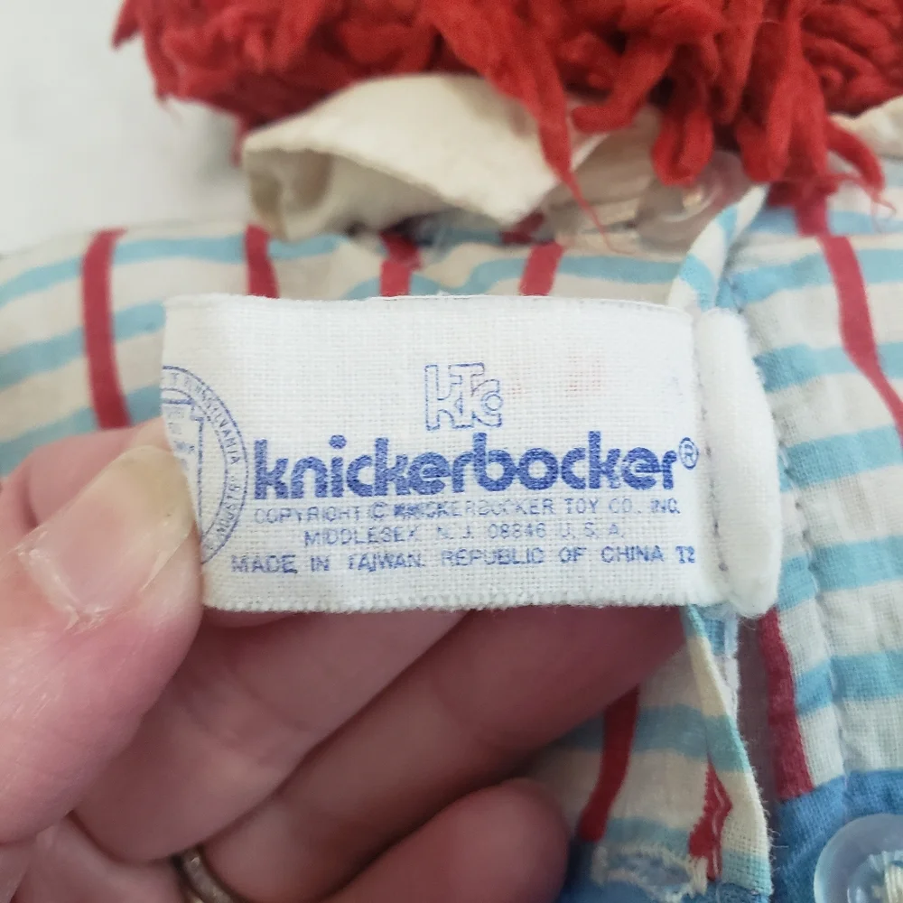 Vintage Knickerbocker Raggedy Andy Doll